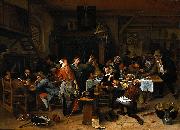 Jan Steen A company celebrating the birthday of Prince William III oil painting reproduction